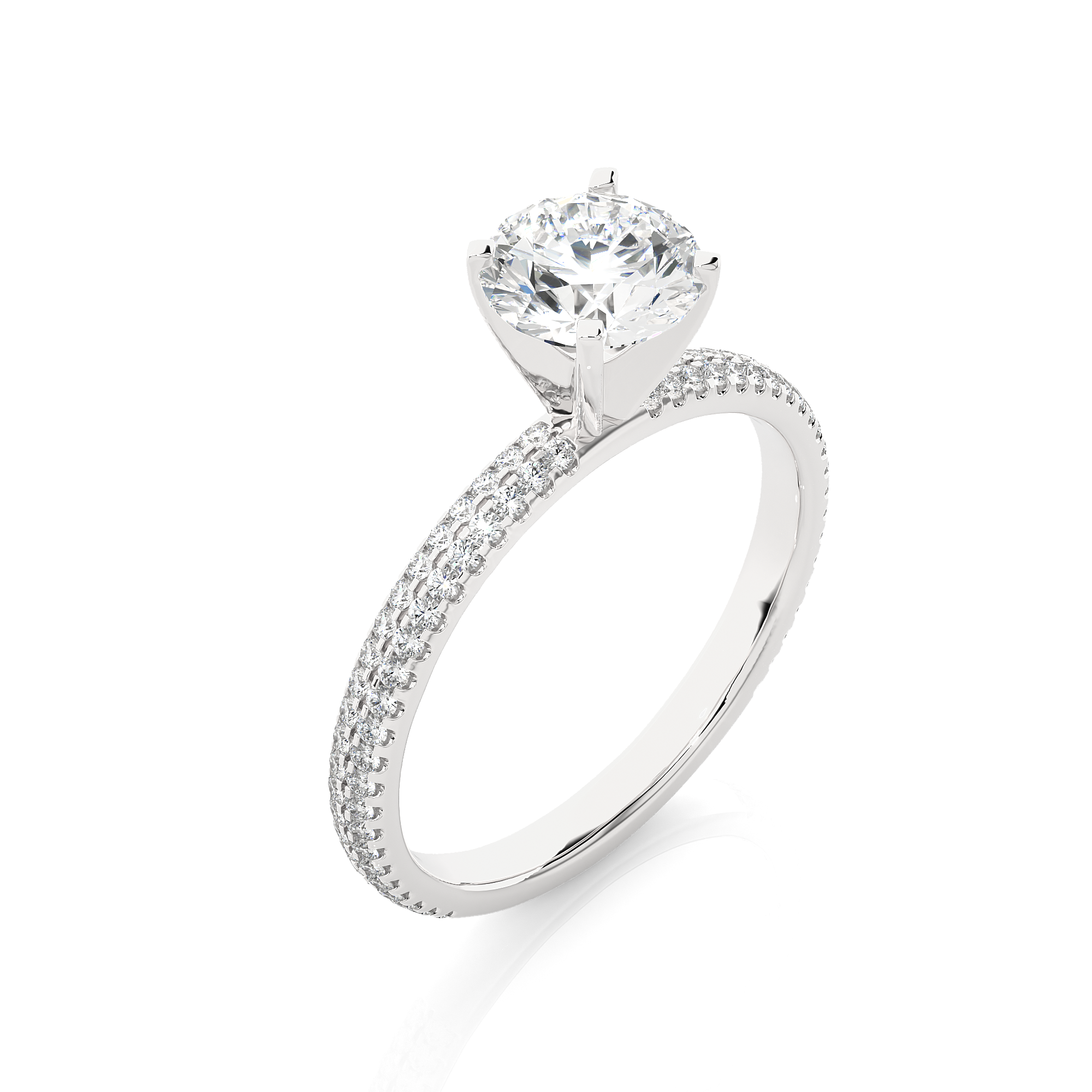 Lumina Pave - 0.8 ct round