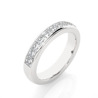 Princess Spark Half Eternity Band