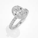 Seraphina Halo Ring - 1ct Oval