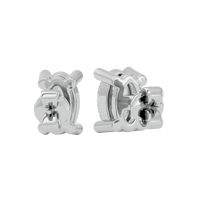 0.5 cts Oval studs - Basket Setting