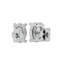 1 ct Oval studs - Basket setting