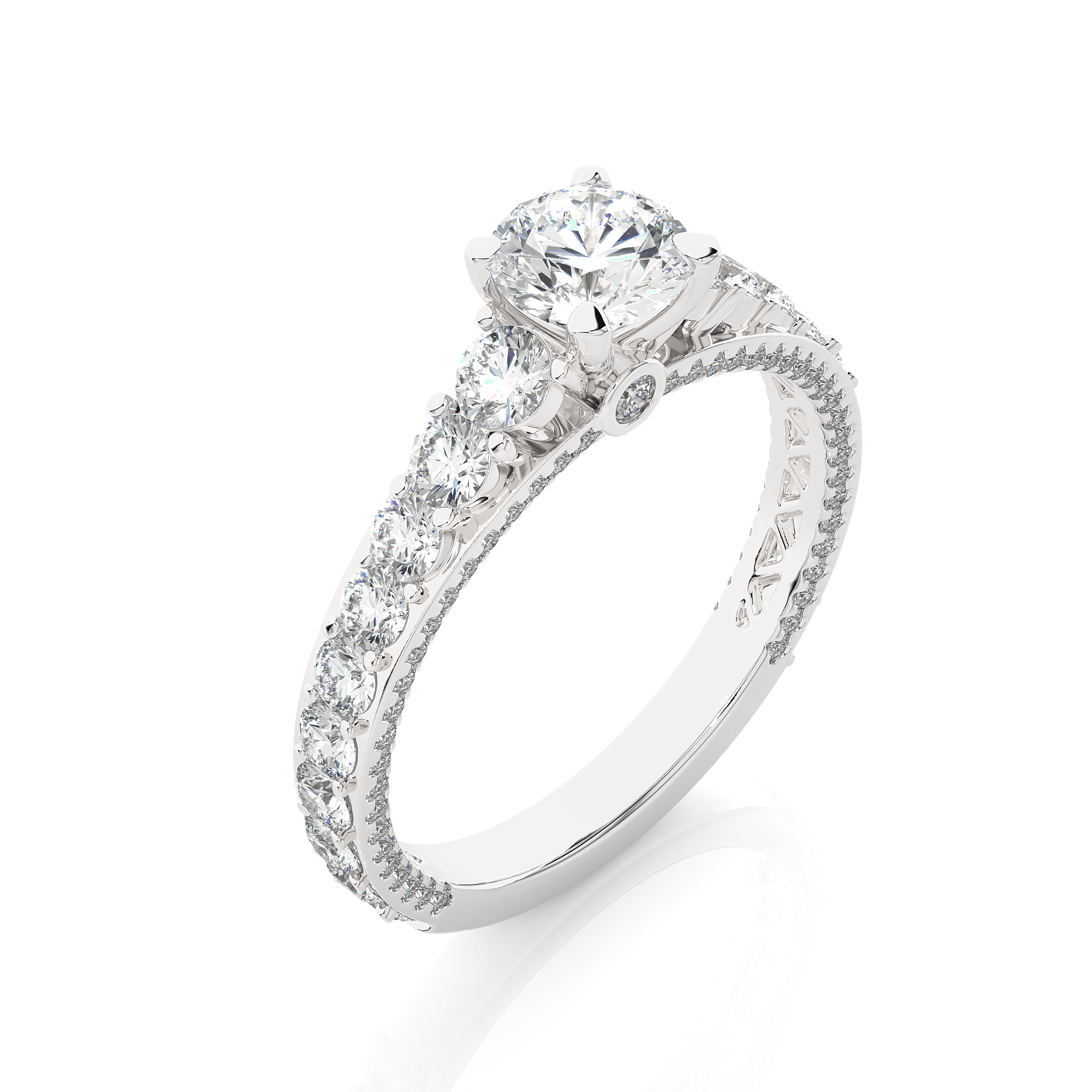 Echelon Spark Ring - 0.6 ct round