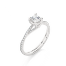 Aaravi Ring - 0.4 ct round