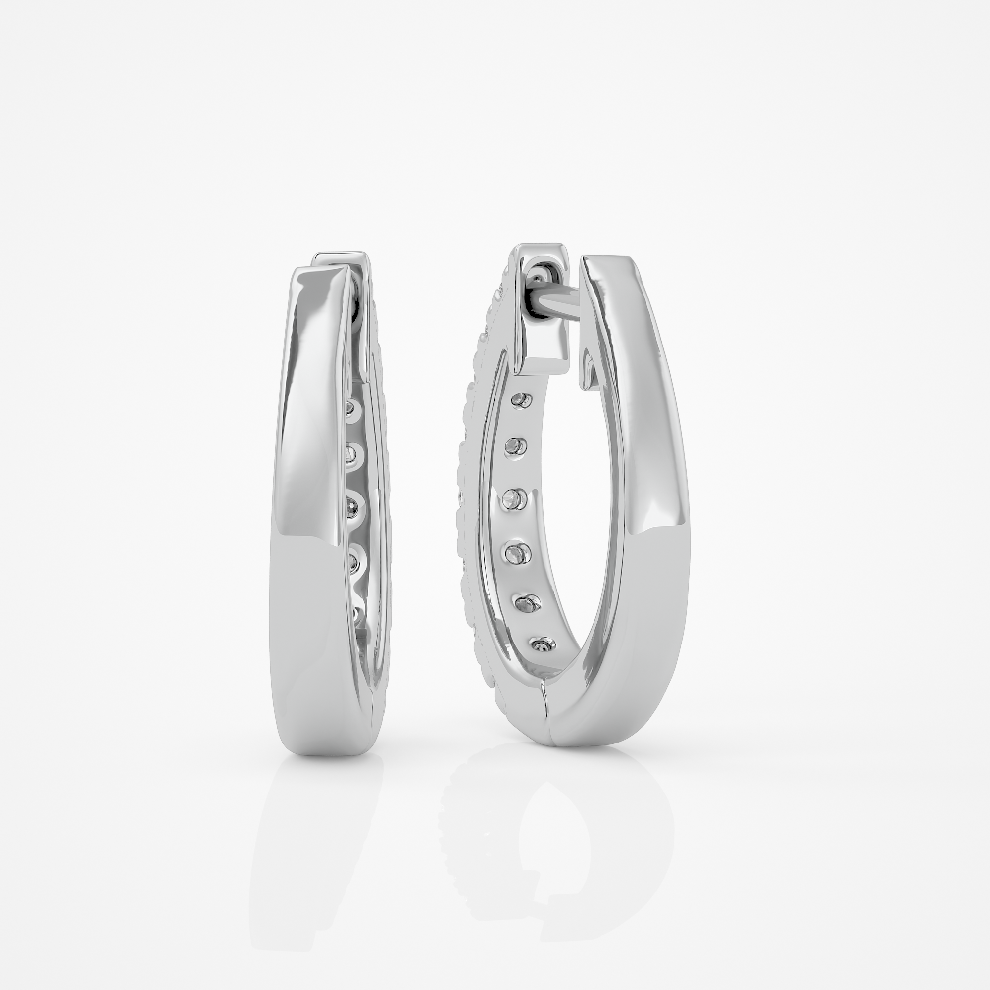 Lucent Curve Hoops