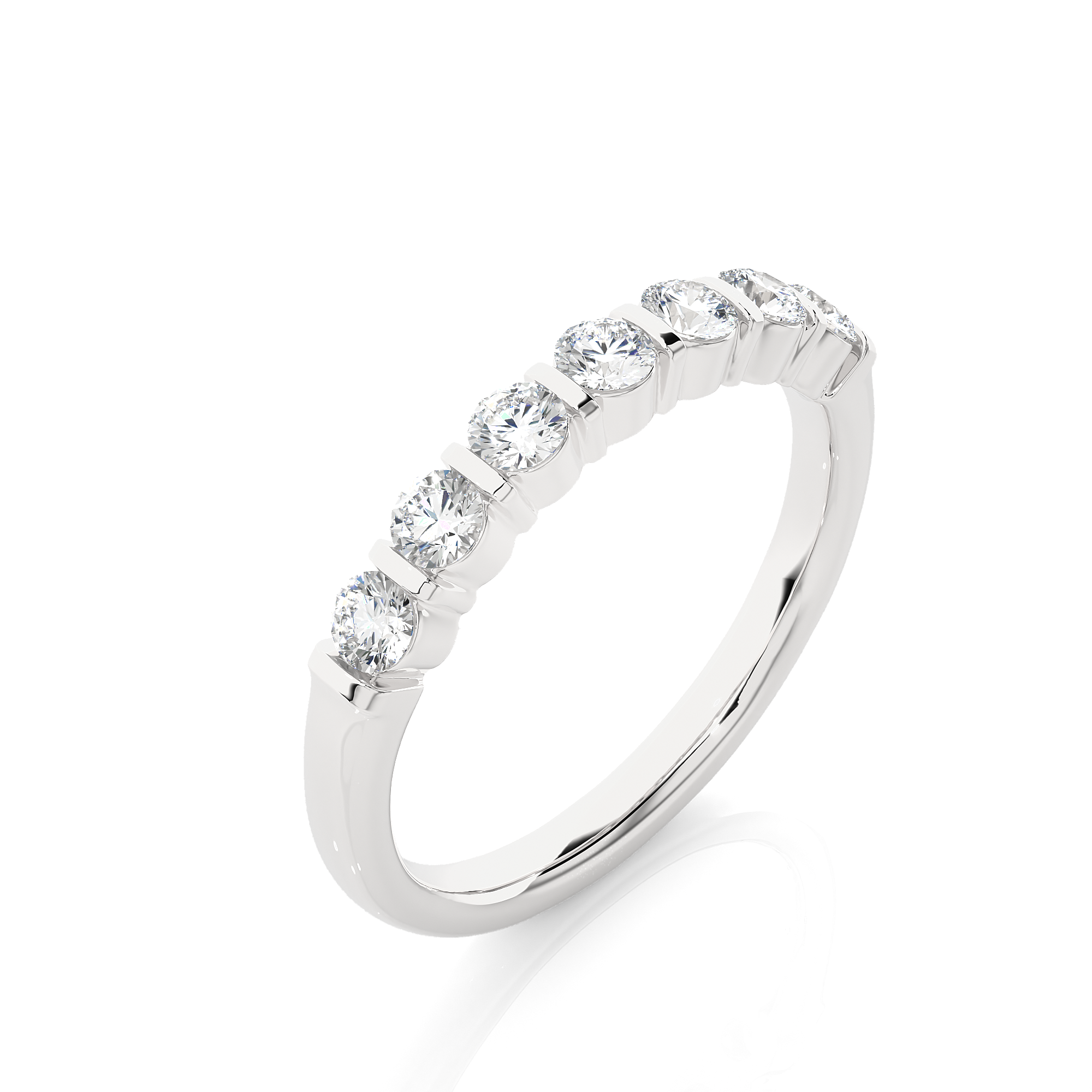7 Round Brilliant Diamond Band