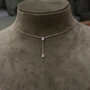 Linea Drop Solitaire Necklace