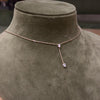 Linea Drop Solitaire Necklace