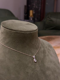 Droplet Solitaire Necklace