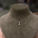Droplet Solitaire Necklace
