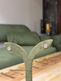 Blush Petal Studs -  1 ct