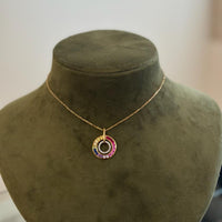 Rainbow Halo Necklace
