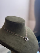 Eternal Leaf Circle Necklace