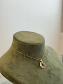 Rainbow Halo Necklace