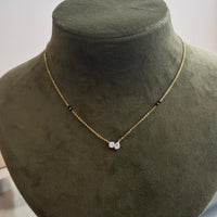 Toi et Moi Diamond Necklace – Round and Pear