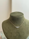 Cluster Halo Diamond Necklace