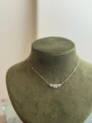 Cluster Halo Diamond Necklace