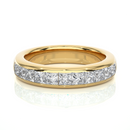 Princess Spark Half Eternity Band