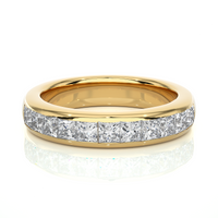Princess Spark Half Eternity Band