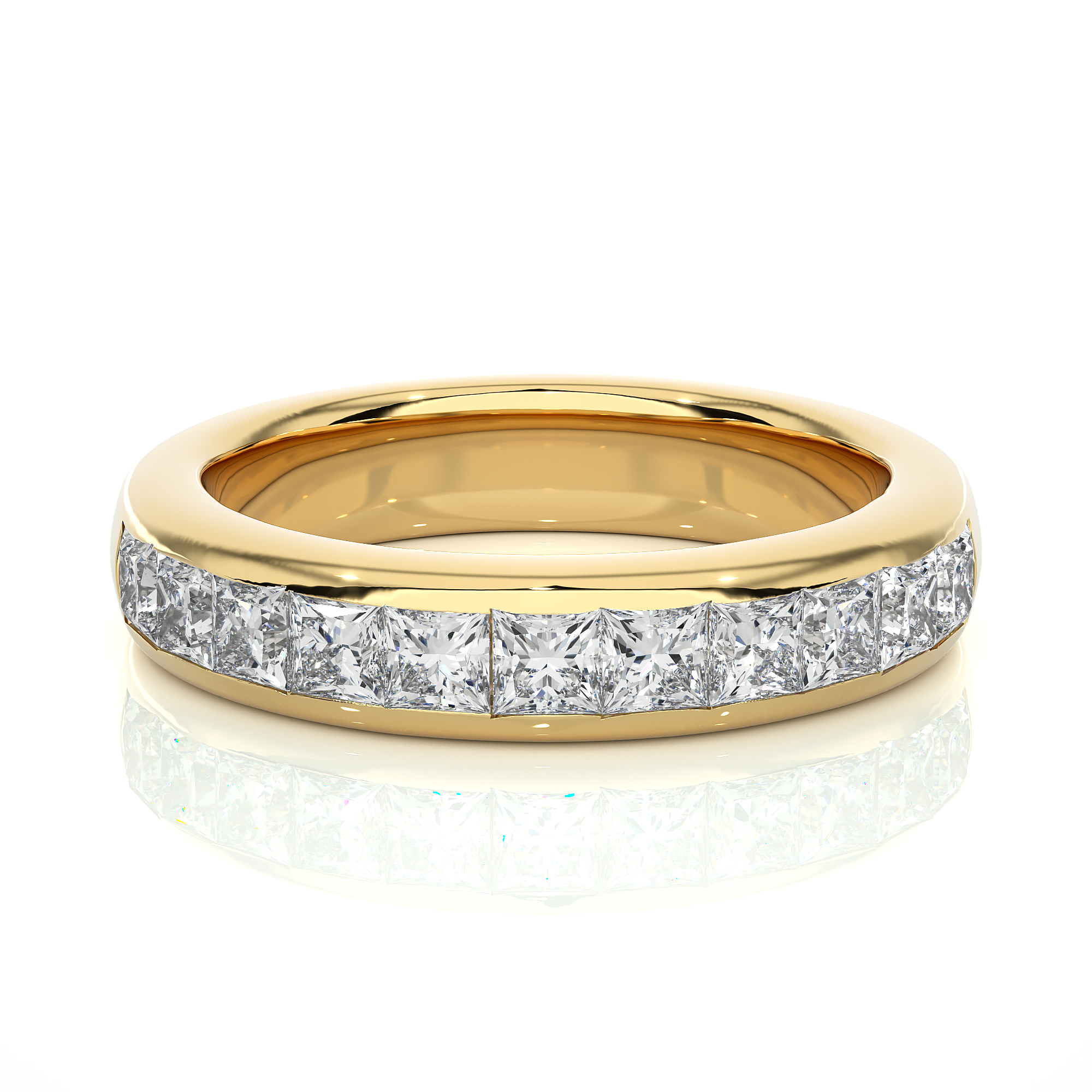 Princess Spark Half Eternity Band