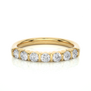 7 Round Brilliant Diamond Band