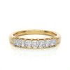 7 Princess-Cut Diamond Band