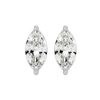 4 ct Marquise studs - Basket studs
