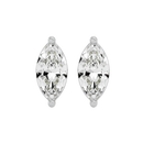 4 ct Marquise studs - Basket studs