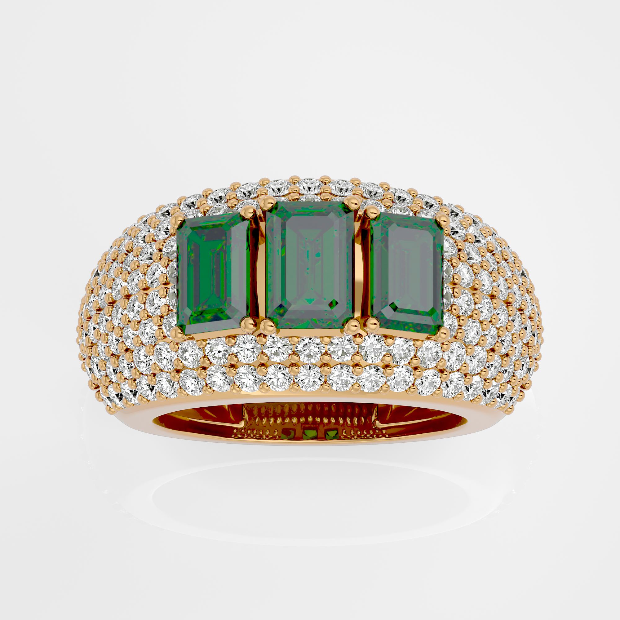 Emerald Majesty Ring