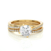 Linear Solitaire Ring - 0.5 ct round