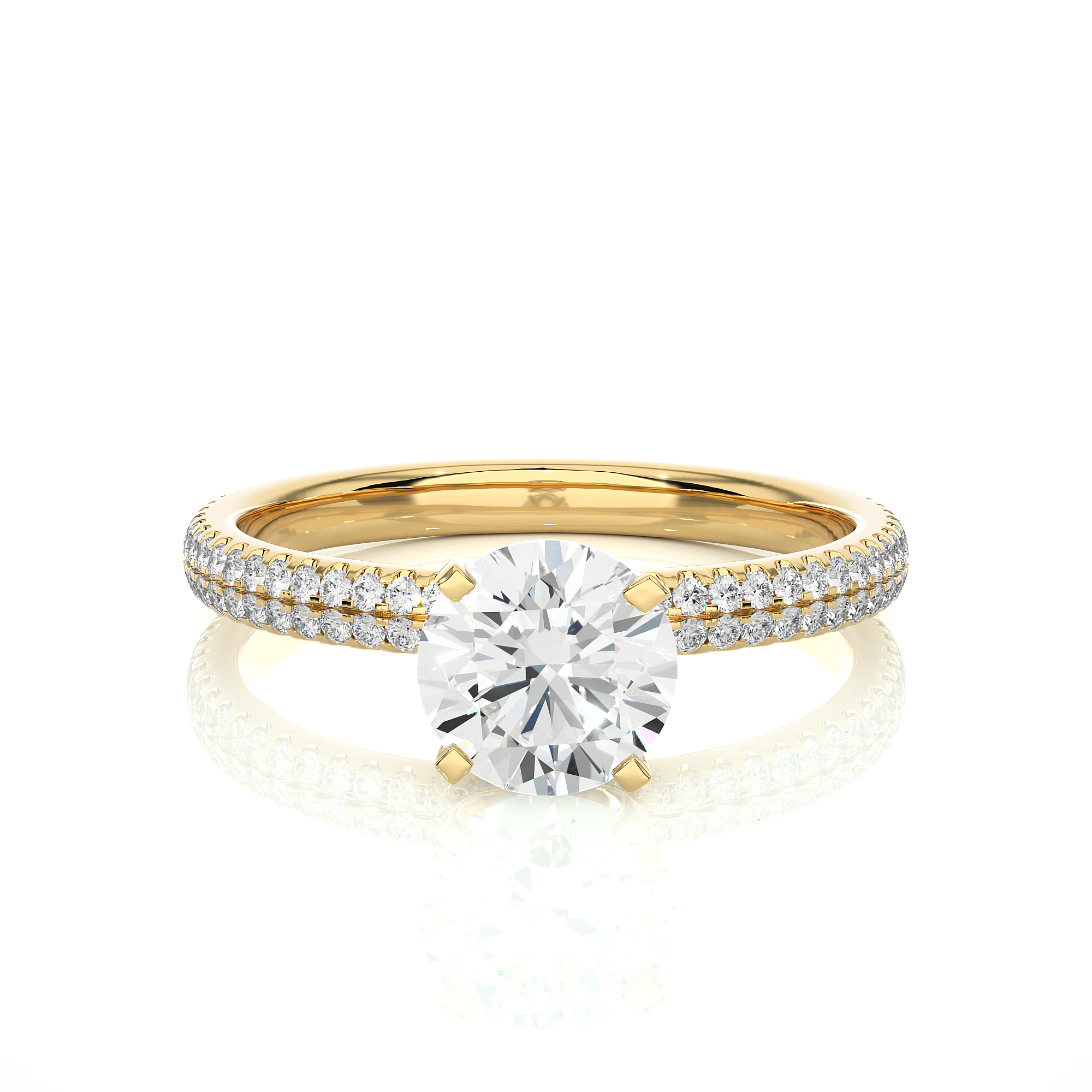 Lumina Pave - 0.8 ct round