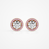 Amora Round Studs - 2.4 Round
