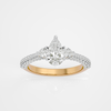 Serene Dewdrop Ring - 1.9 ct Pear