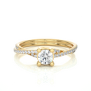 Aaravi Ring - 0.4 ct round