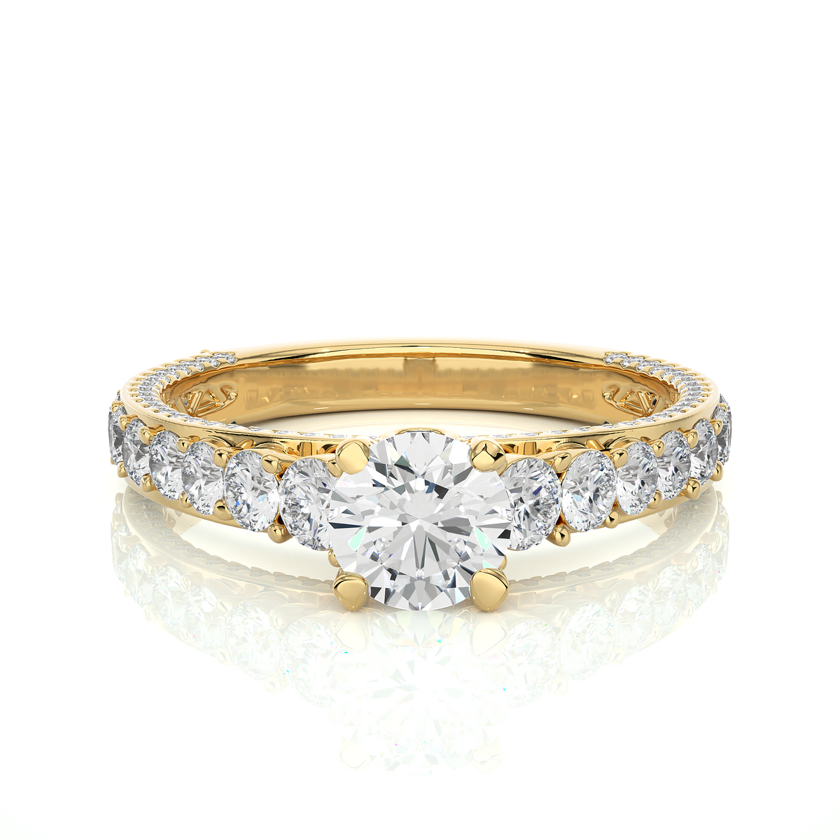 14 kt / White Gold / 7