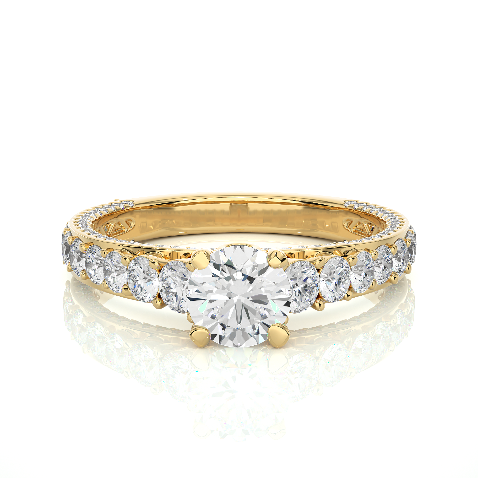 Echelon Spark Ring - 0.6 ct round