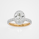 Seraphina Halo Ring - 1ct Oval