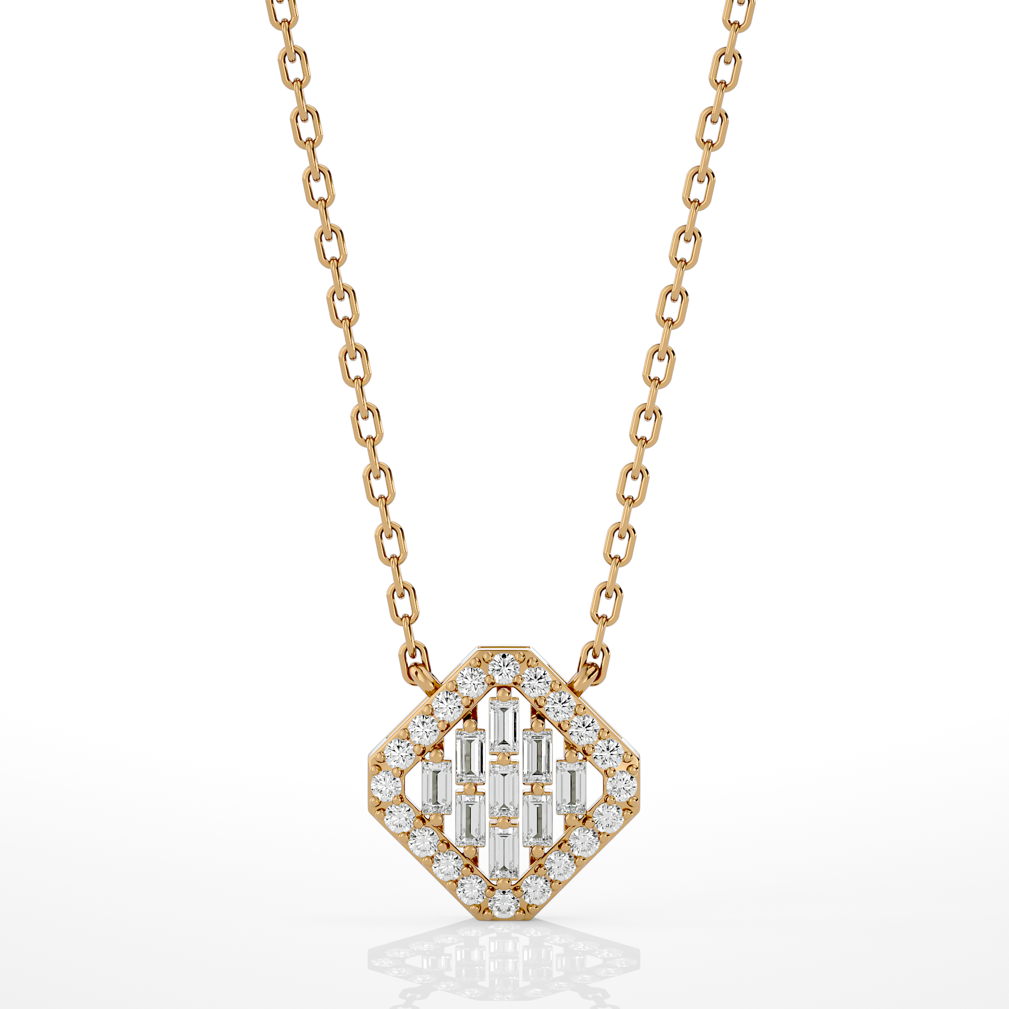 Baguette Necklace