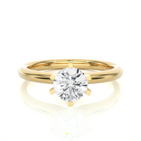 Ecliptic Glow Ring - 1.2 ct round