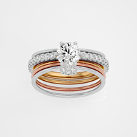 Trinity Spark Ring - 1 ct Round