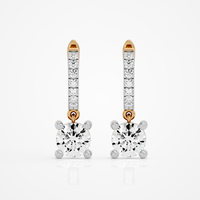 Halo Drop Earrings