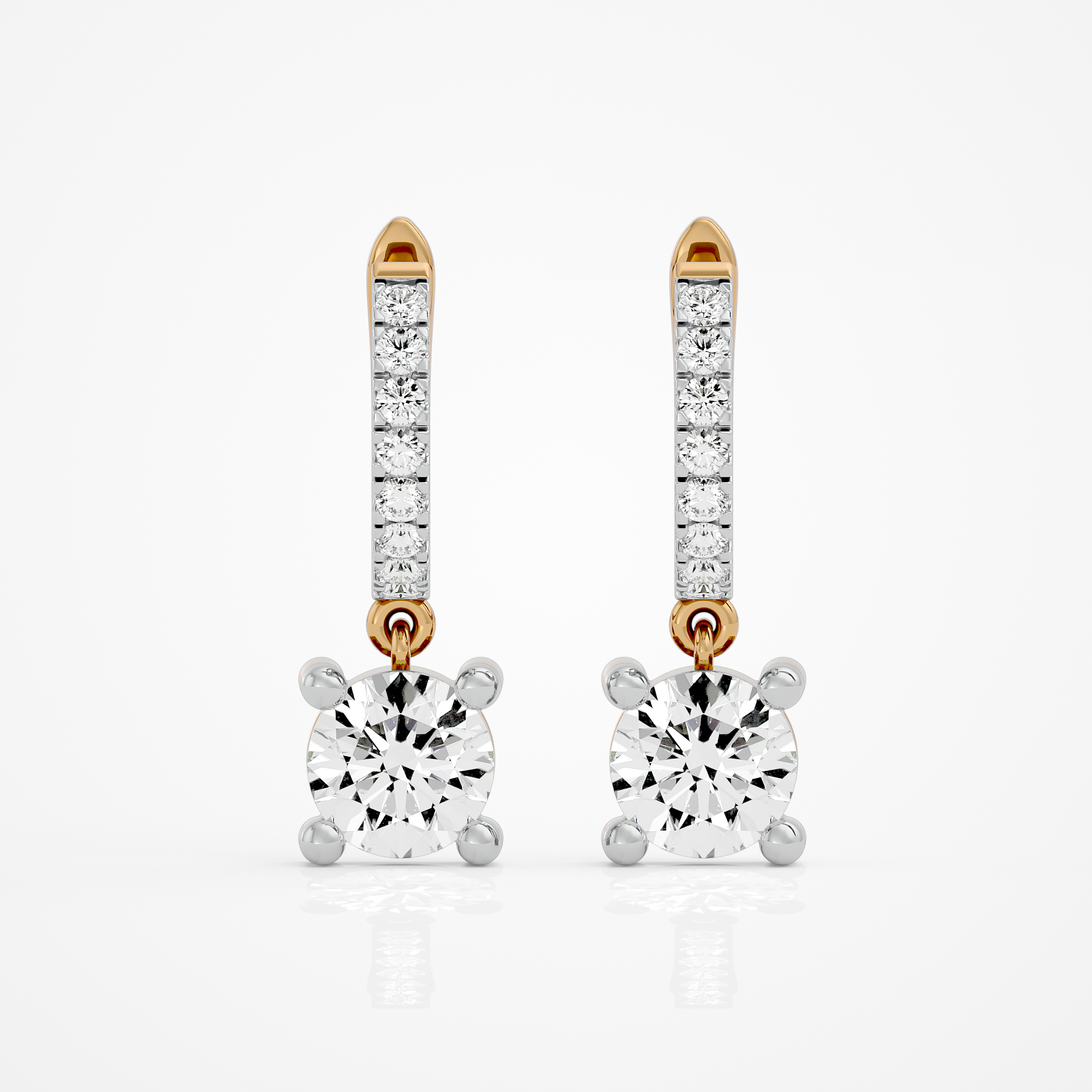 Halo Drop Earrings