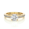 Aura Cascade Ring - 1 ct round