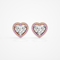 Amora Heart Studs