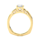 Aura Cascade Ring - 1 ct round
