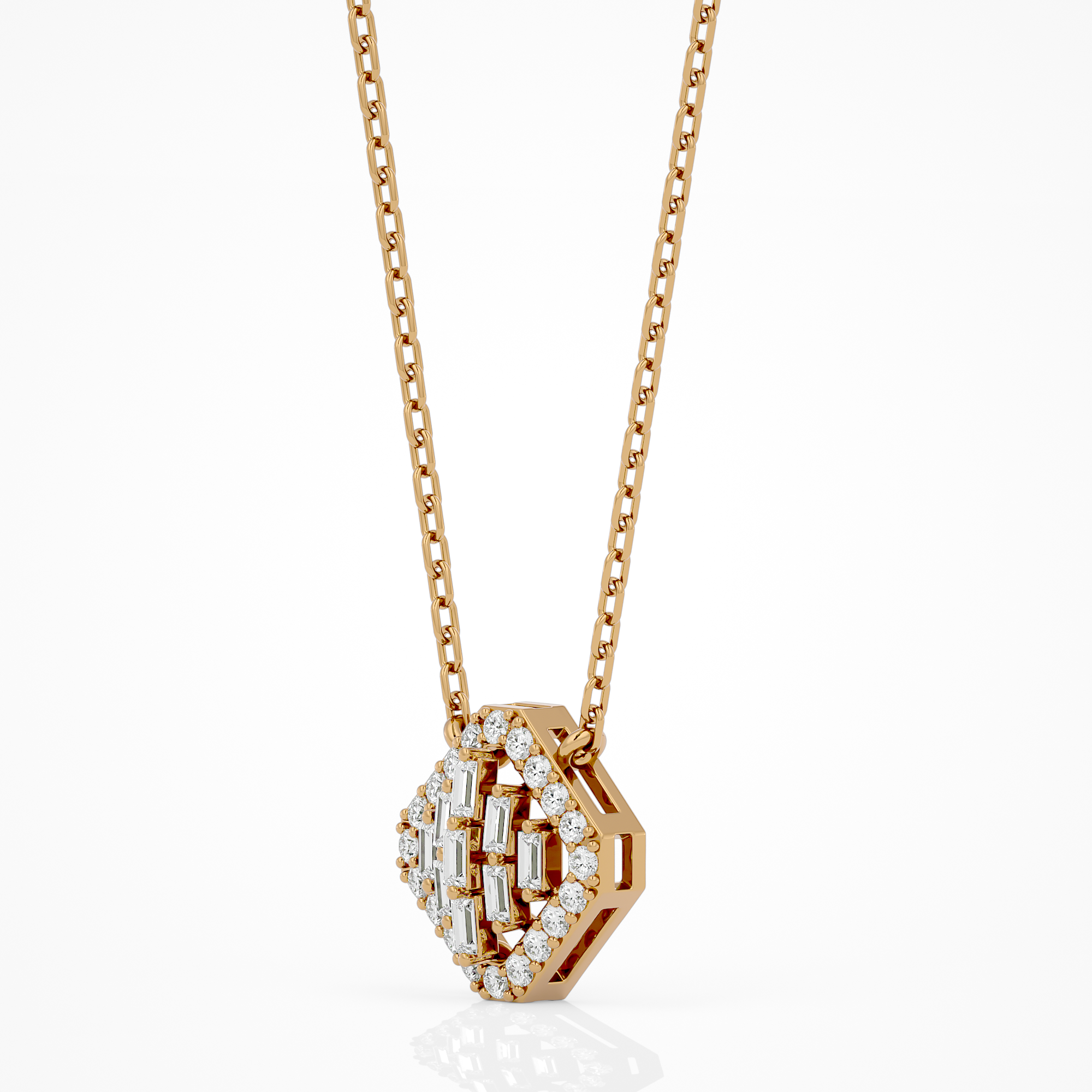 Baguette Necklace