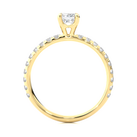 Apex Facet Ring - 0.6 cts princess