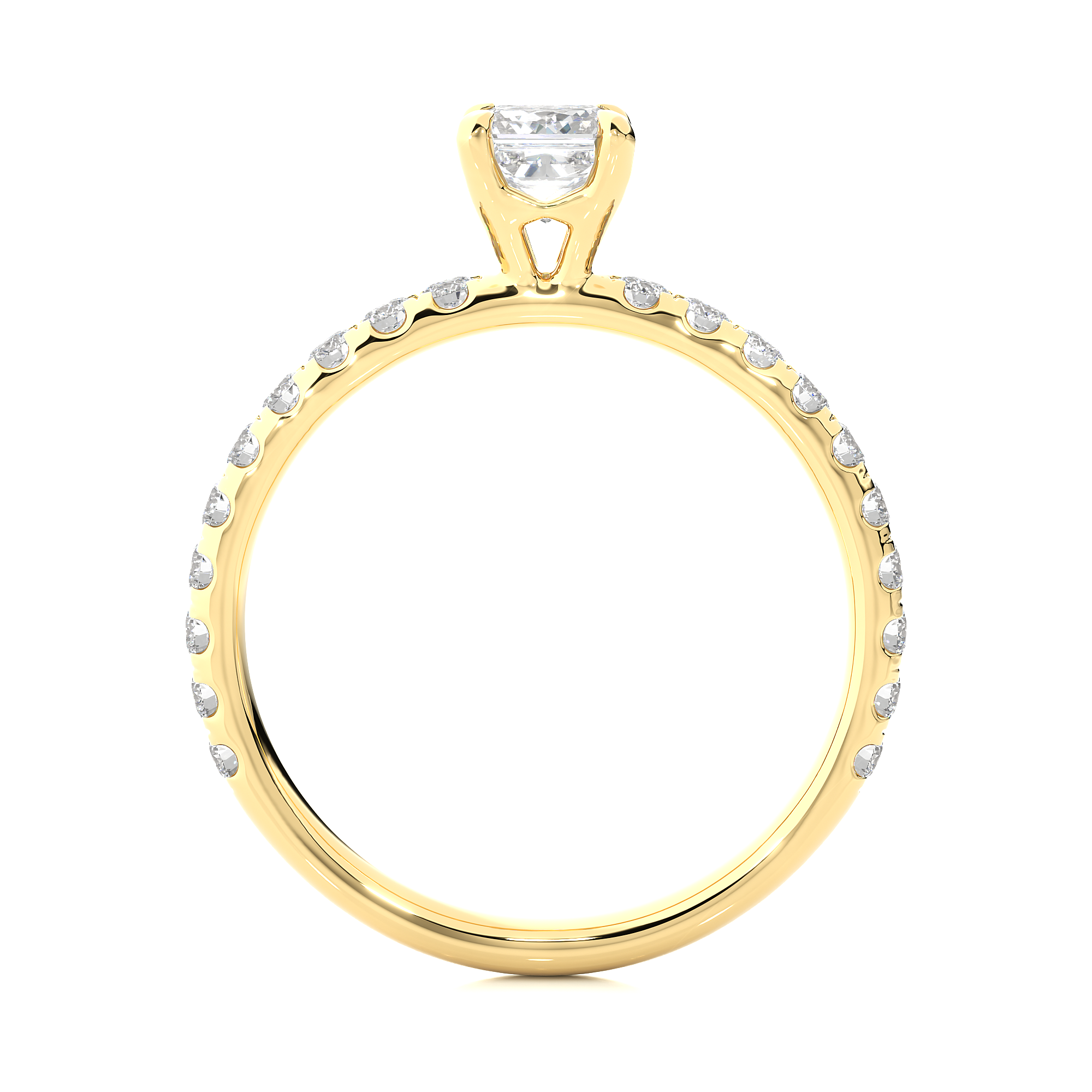Apex Facet Ring - 0.6 cts princess