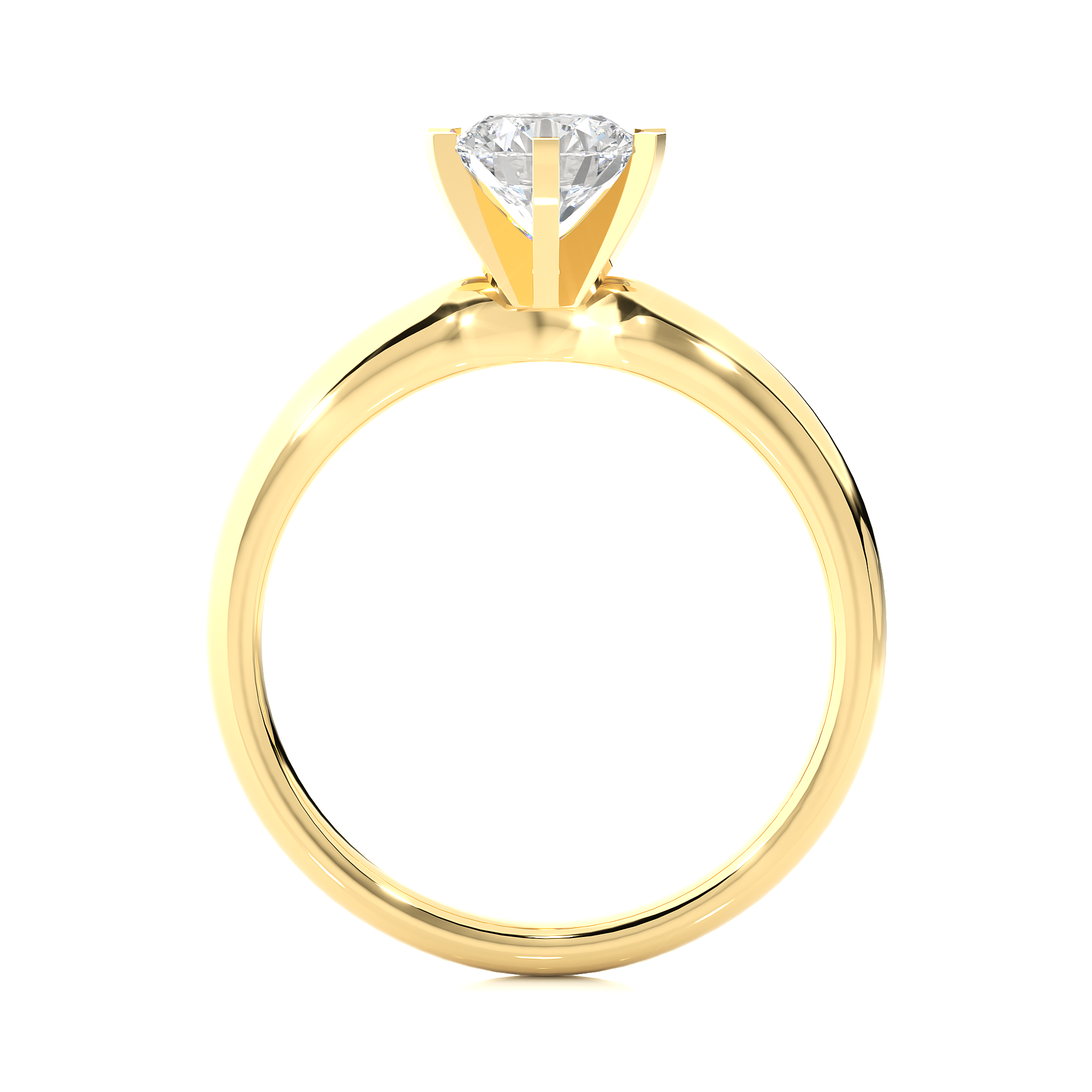 Ecliptic Glow Ring - 1.2 ct round