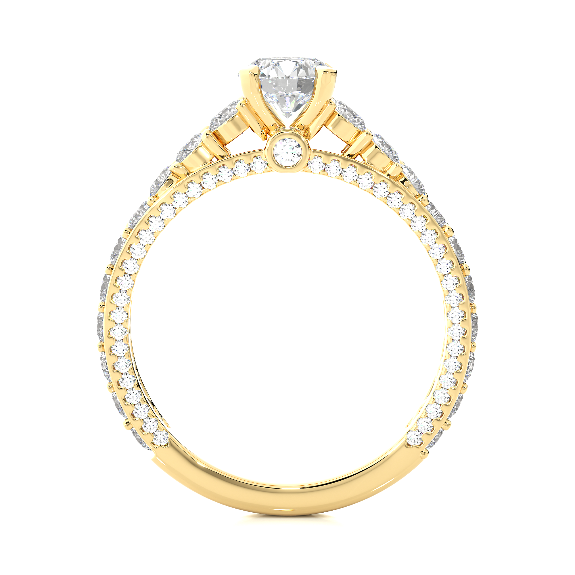 Echelon Spark Ring - 0.6 ct round