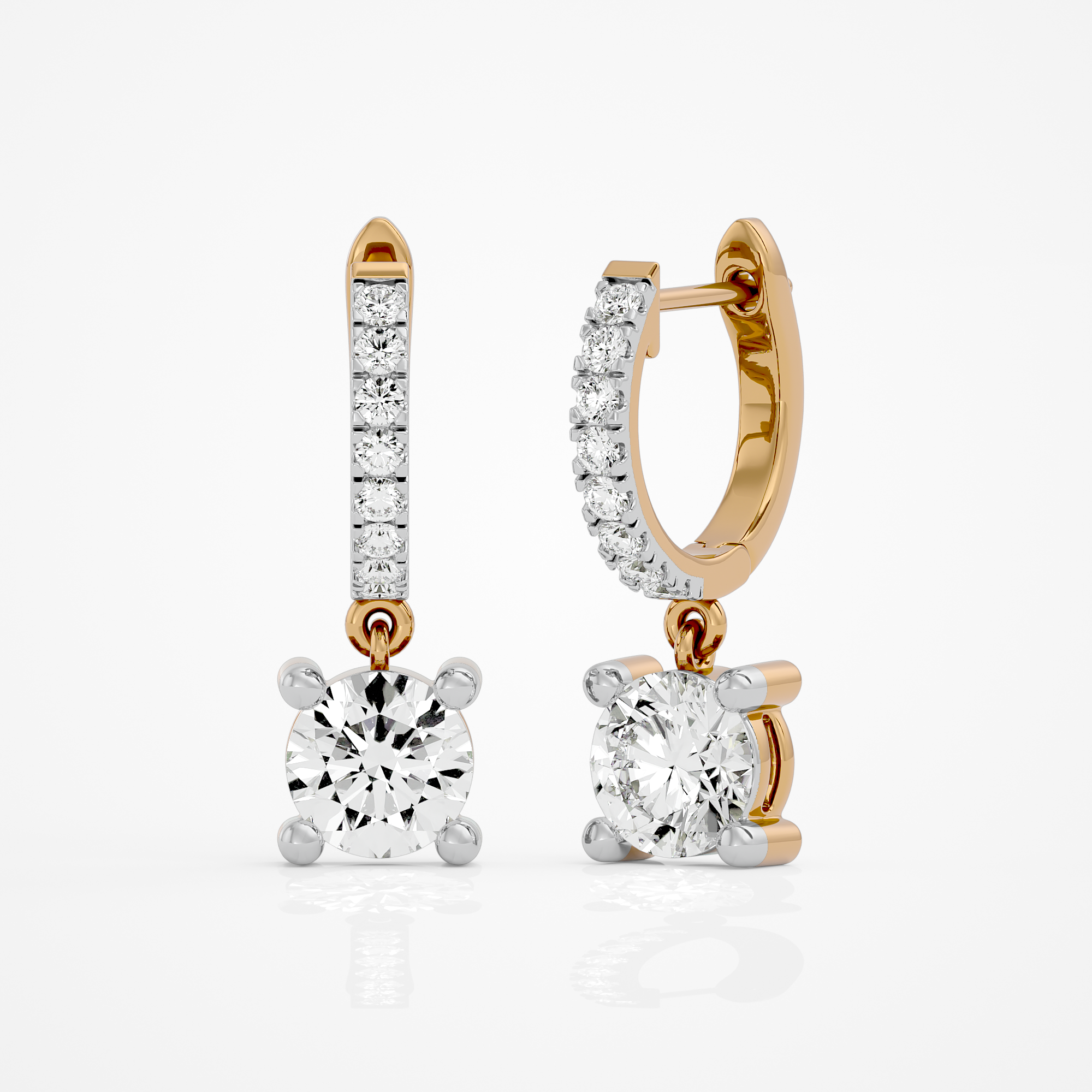 Halo Drop Earrings
